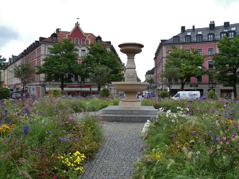 Gärtnerplatz-Brunnen in München