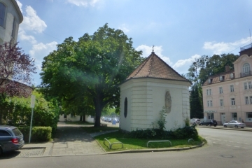 Kriegergedächtniskapelle in der Notburgastraße in München-Nymphenburg